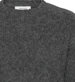 Rosemunde Bluse - Strik - Uld - Medium Grey Melange
