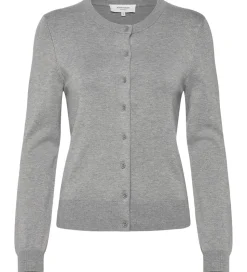 Rosemunde Cardigan - Strik - Denise - Light Grey Melange