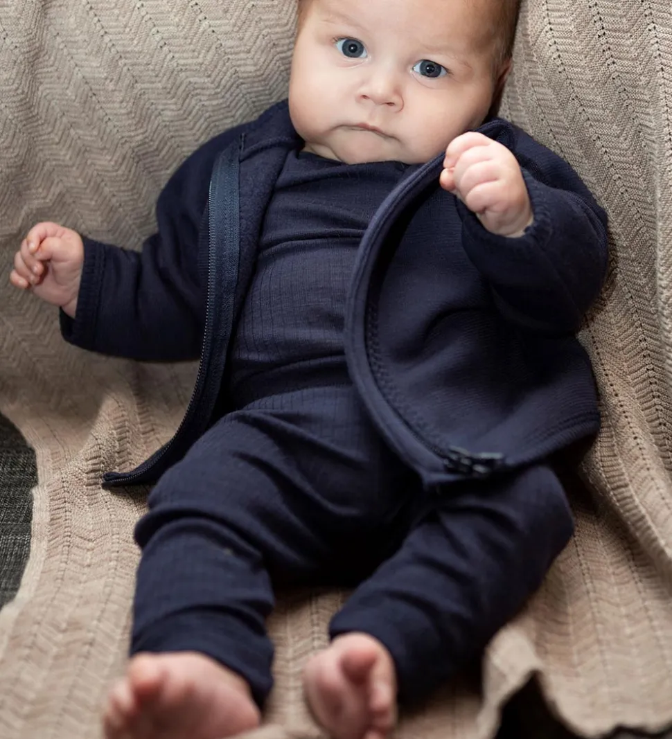 Smallstuff Cardigan - Uld - Navy