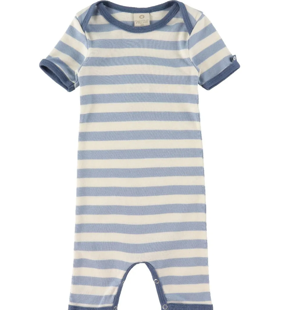 Smallstuff Sommerdragt - Striped - Denim/White
