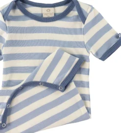Smallstuff Sommerdragt - Striped - Denim/White