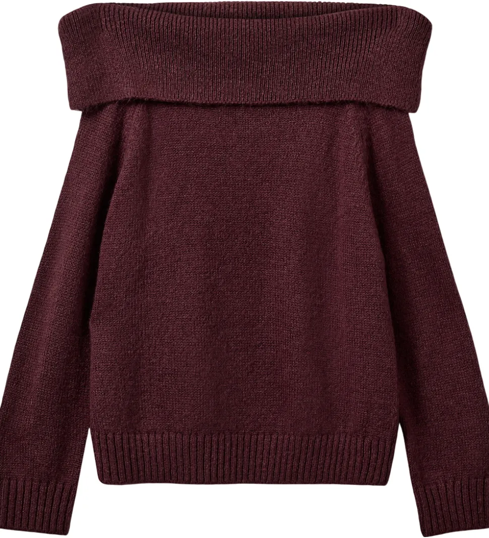 Sofie Schnoor Bluse - Strik - Sawasy - Plum