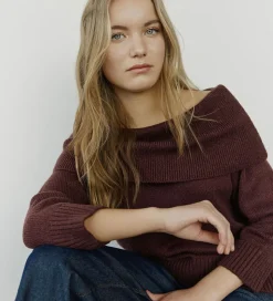 Sofie Schnoor Bluse - Strik - Sawasy - Plum