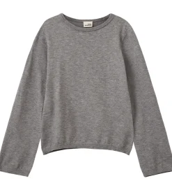 Sofie Schnoor Bluse - Uld - Strik - Vivosy - Gråmeleret