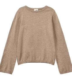 Sofie Schnoor Bluse - Uld - Strik - Vivosy - Deer Melange