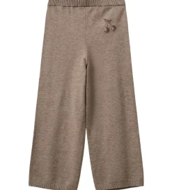 Sofie Schnoor Bukser - Uld - Strik - Lovask - Brunmeleret