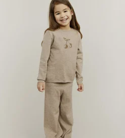 Sofie Schnoor Bukser - Uld - Strik - Lovask - Brunmeleret