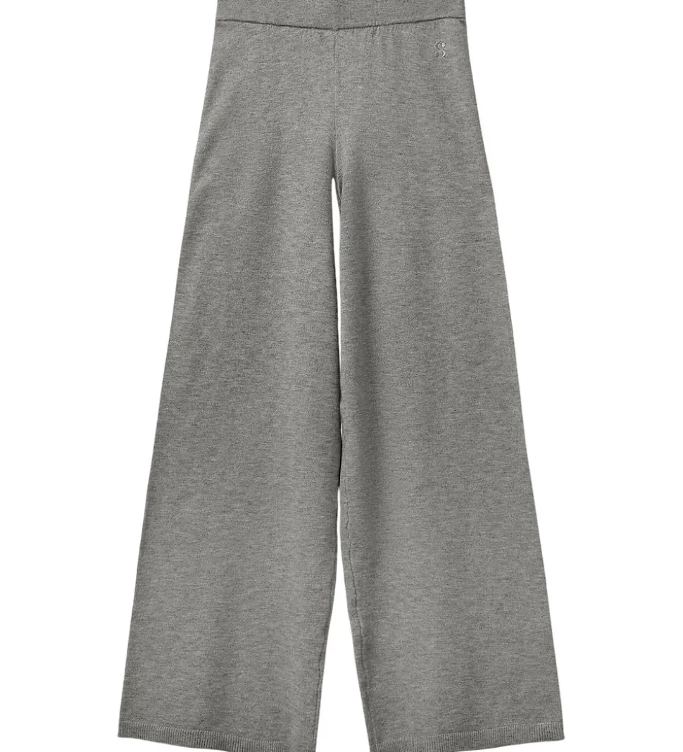 Sofie Schnoor Bukser - Uld - Strik - Vulasy - Gråmeleret