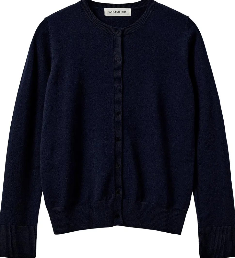 Sofie Schnoor Cardigan - Strik - Uld - Navy