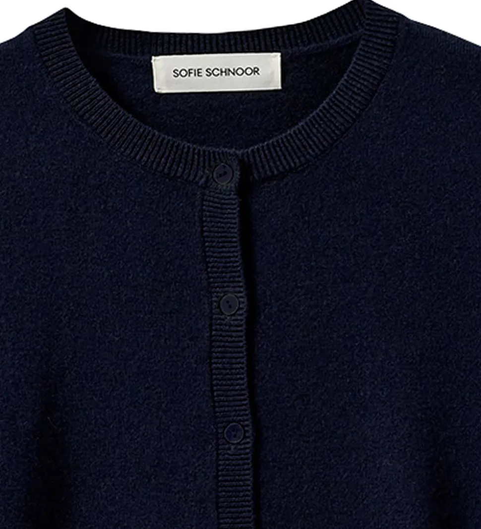 Sofie Schnoor Cardigan - Strik - Uld - Navy