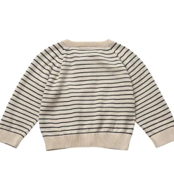 Sofie Schnoor Cardigan - Strik - Oslo - Off White Striped