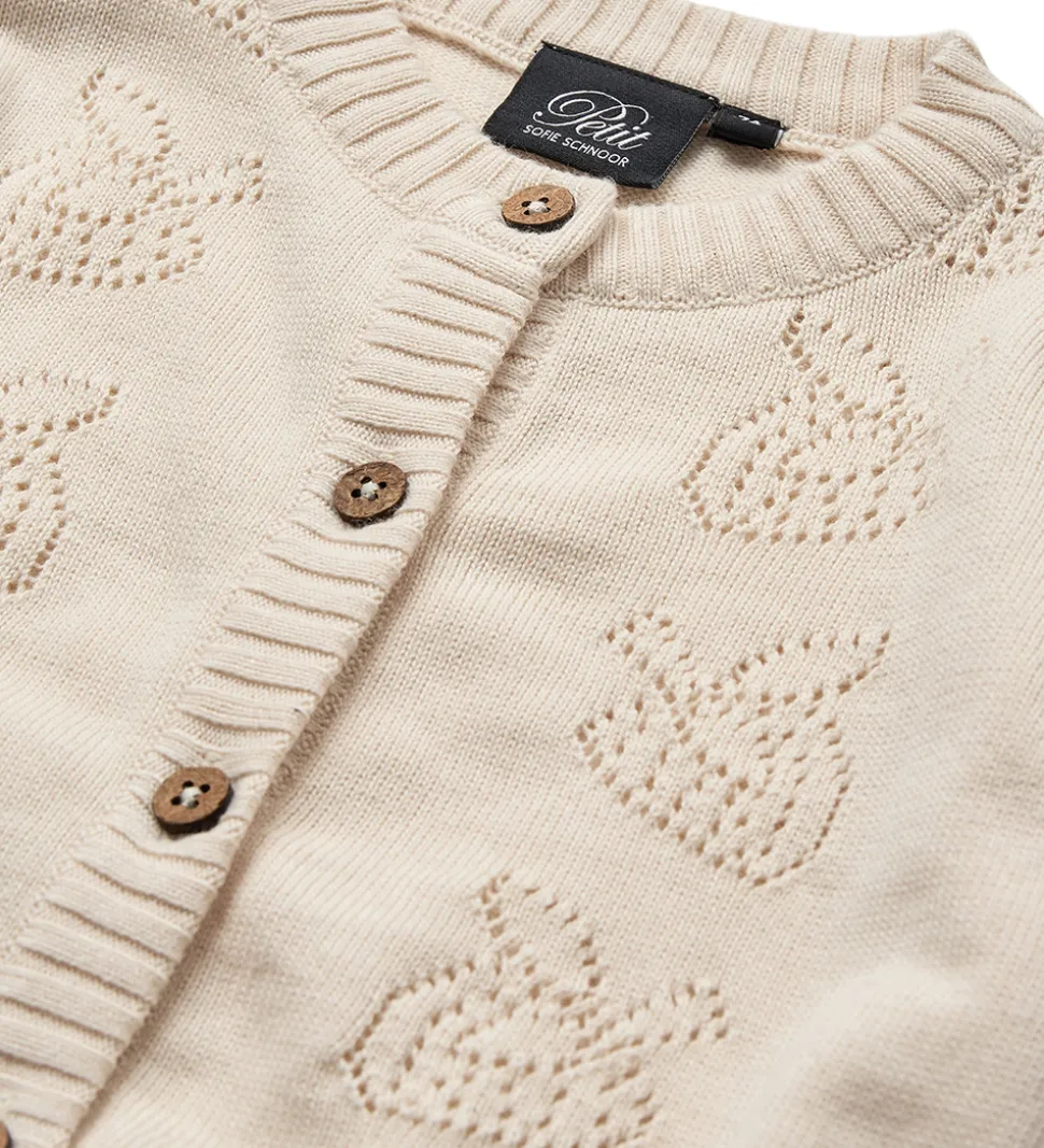 Sofie Schnoor Cardigan - Strik - Henny - Antique White