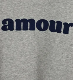 Sofie Schnoor Girls Hættetrøje - Simona - Gråmeleret m. Print