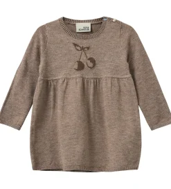 Sofie Schnoor Kjole - Strik - Uld - Dagnysb - Brunmeleret