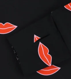 Stella McCartney Kids Badebluse - Cropped - UV50+ - Sort m. Læbe