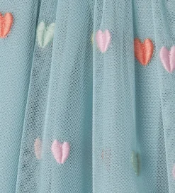 Stella McCartney Kids Tylnederdel - Lyseblå m. Hjerter