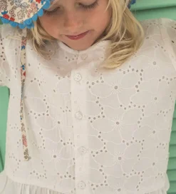 That's Mine Skjorte - Ibbi - Brilliant White m. Hulmønster