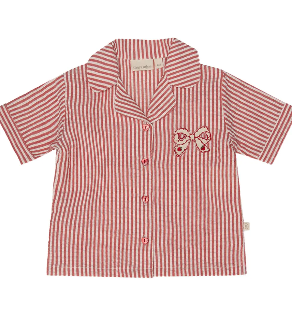 That's Mine Skjorte - Ino - Red Stripe