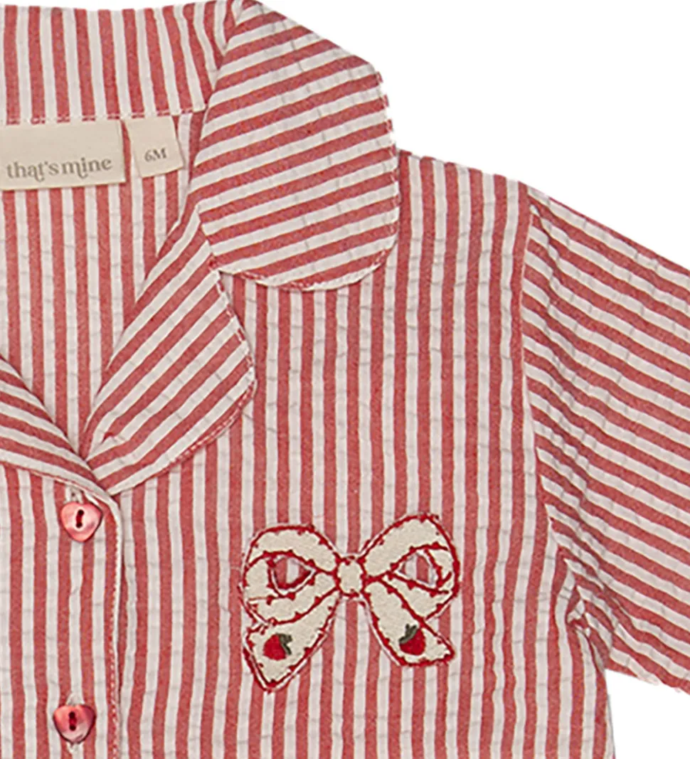 That's Mine Skjorte - Ino - Red Stripe