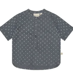 That's Mine Skjorte - Rune - Brilliant Blue m. Hulmønster