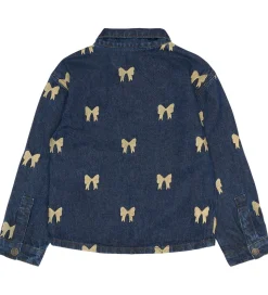 The New Denimjakke - TnRaquel - Medium Blue Denim AOP