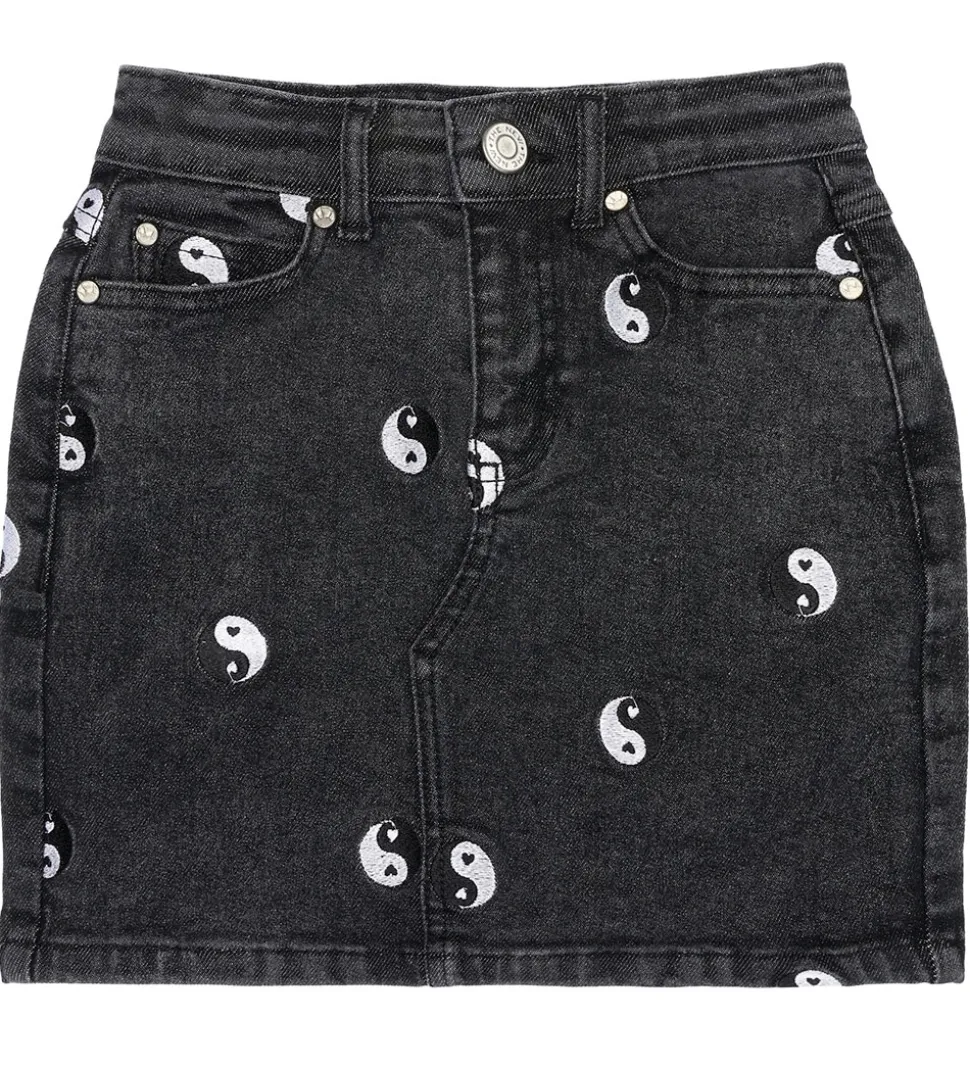 The New Nederdel - TnLykke - Black Denim Wash