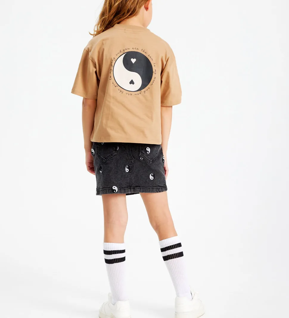 The New Nederdel - TnLykke - Black Denim Wash