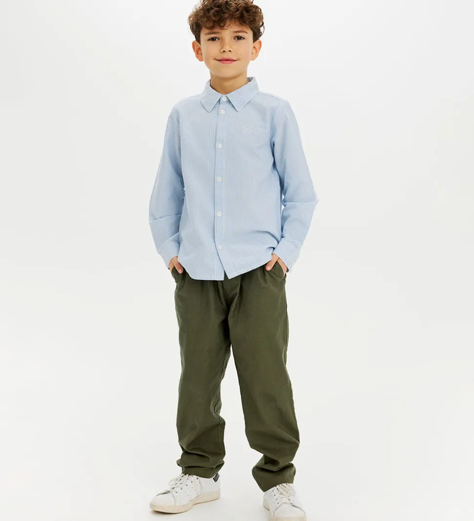 The New Skjorte - TNMichael - Bright White Striped