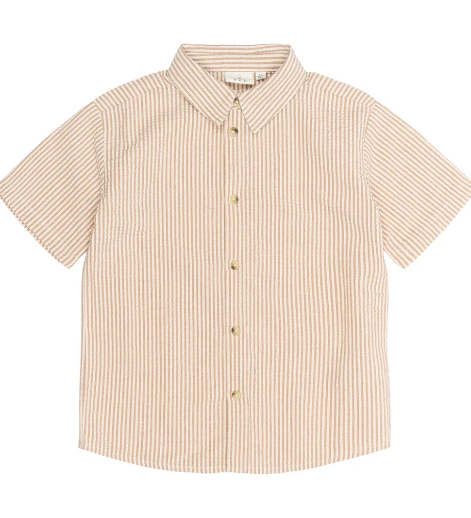 The New Skjorte - TnOllie - Indian Tan Striped