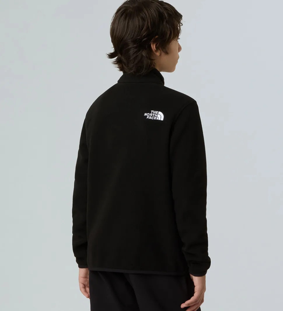 The North Face Fleecetrøje - Glacier - 1/4 Zip - Sort