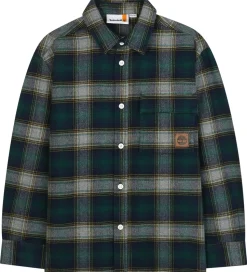 Timberland Skjorte - Mørkegrøn m. Tern