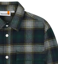Timberland Skjorte - Mørkegrøn m. Tern