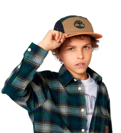 Timberland Skjorte - Mørkegrøn m. Tern