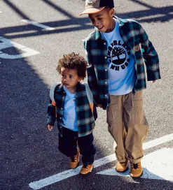 Timberland Skjorte - Mørkegrøn m. Tern