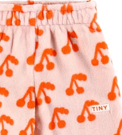 Tiny Cottons Fleecebukser - Cherries - Wild Rose