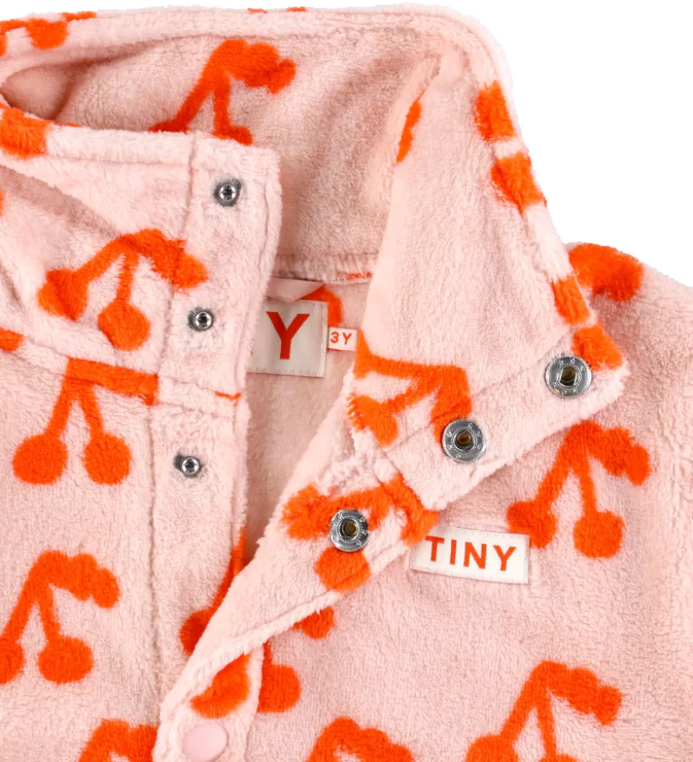 Tiny Cottons Fleecejakke - Cherries - Wild Rose
