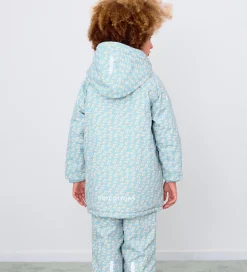 Tiny Cottons Vinterjakke - Cherries - Warm Grey