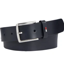 Tommy Hilfiger Bælte - Leather - Space Blue