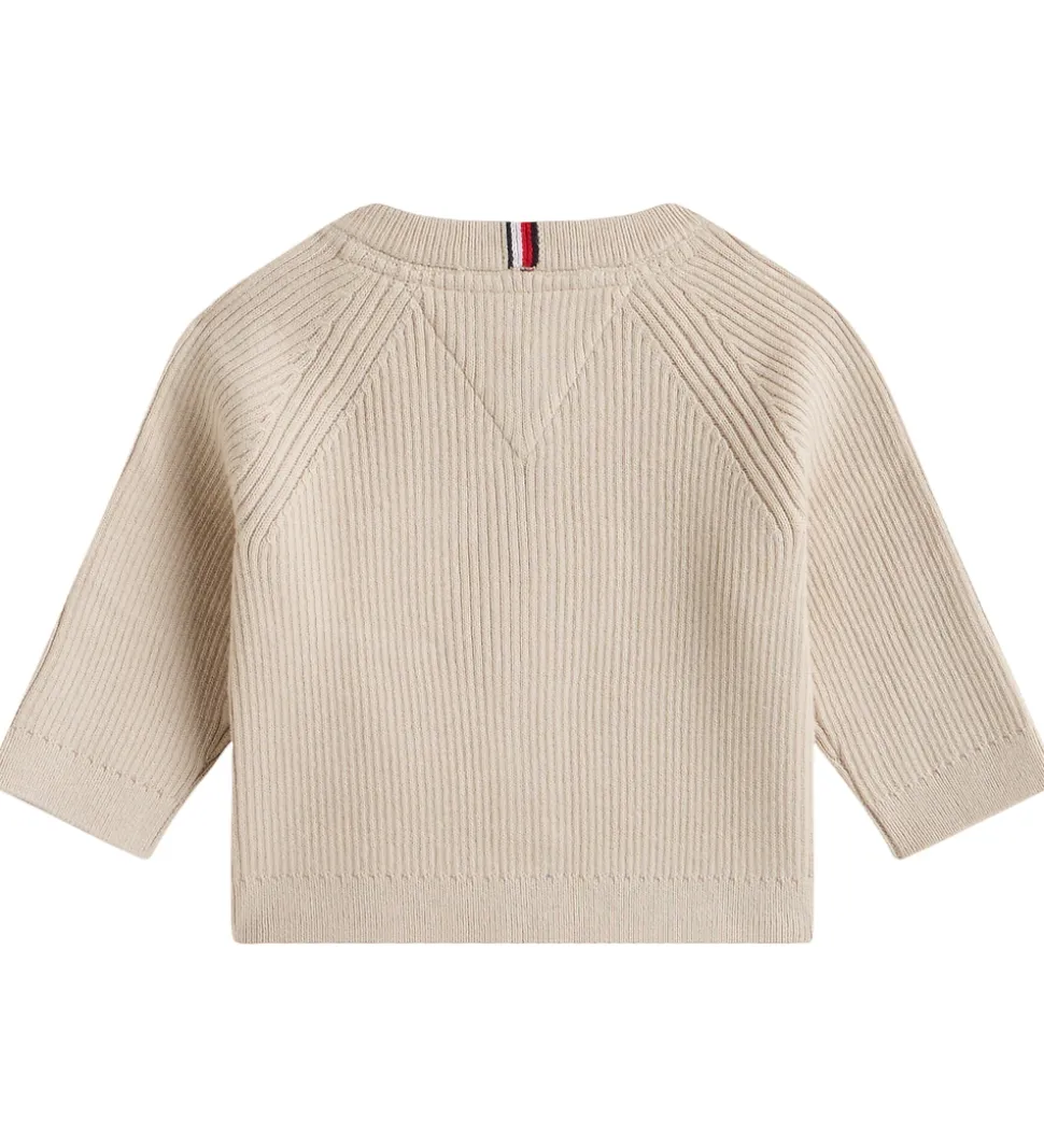 Tommy Hilfiger Cardigan - Strik - Regular - Gulf Sand/Beige