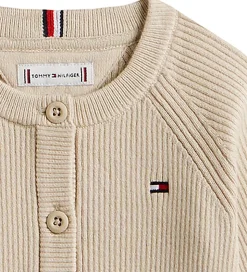 Tommy Hilfiger Cardigan - Strik - Regular - Gulf Sand/Beige