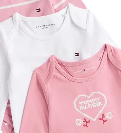 Tommy Hilfiger Gaveæske - Bodyer l/æ - 3-pak - Mystic Pink