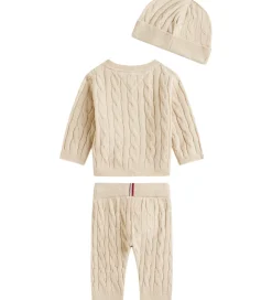 Tommy Hilfiger Gaveæske - Bukser/Cardigan/Hue - Strik - Cable -