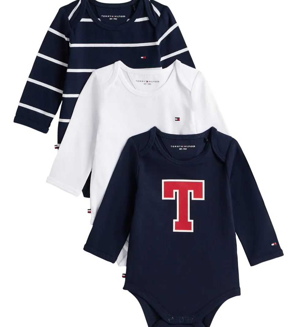 Tommy Hilfiger Gaveæske - Body l/æ 3-pak - Dark Night Navyblue