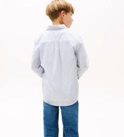 Tommy Hilfiger Skjorte - Multi Stripe - Breezy Blue