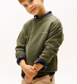 Tommy Hilfiger Sweatshirt - Mini Corp - Pewter Green