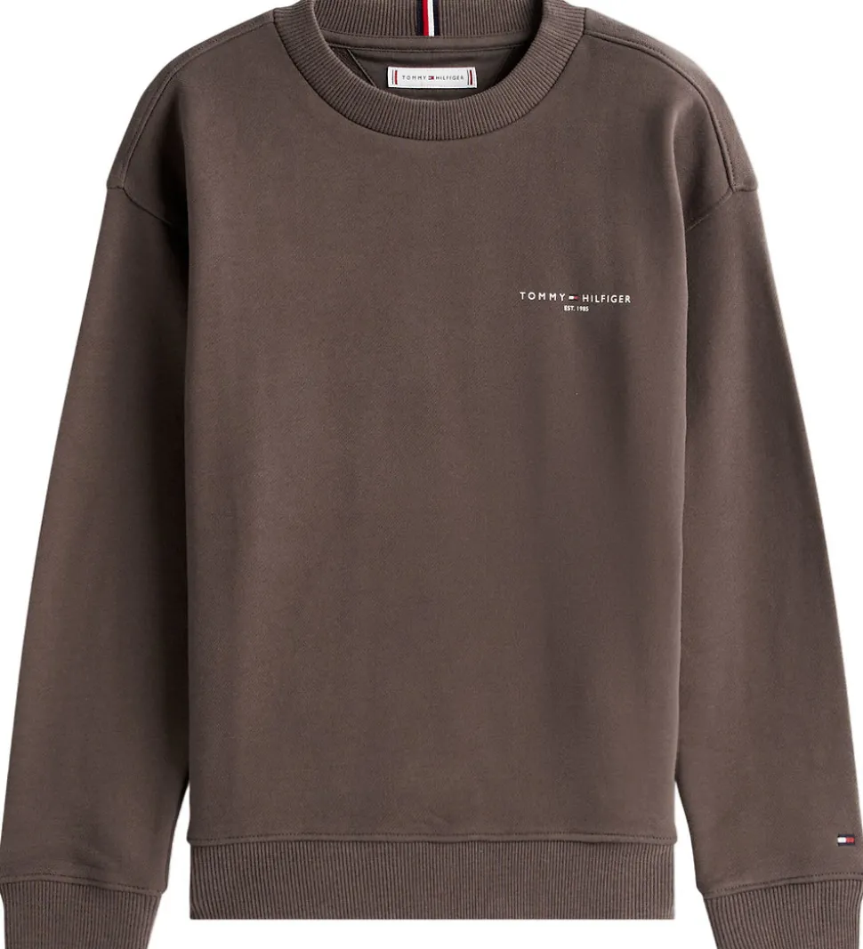 Tommy Hilfiger Sweatshirt - Mini Corp - Black Walnutbrown