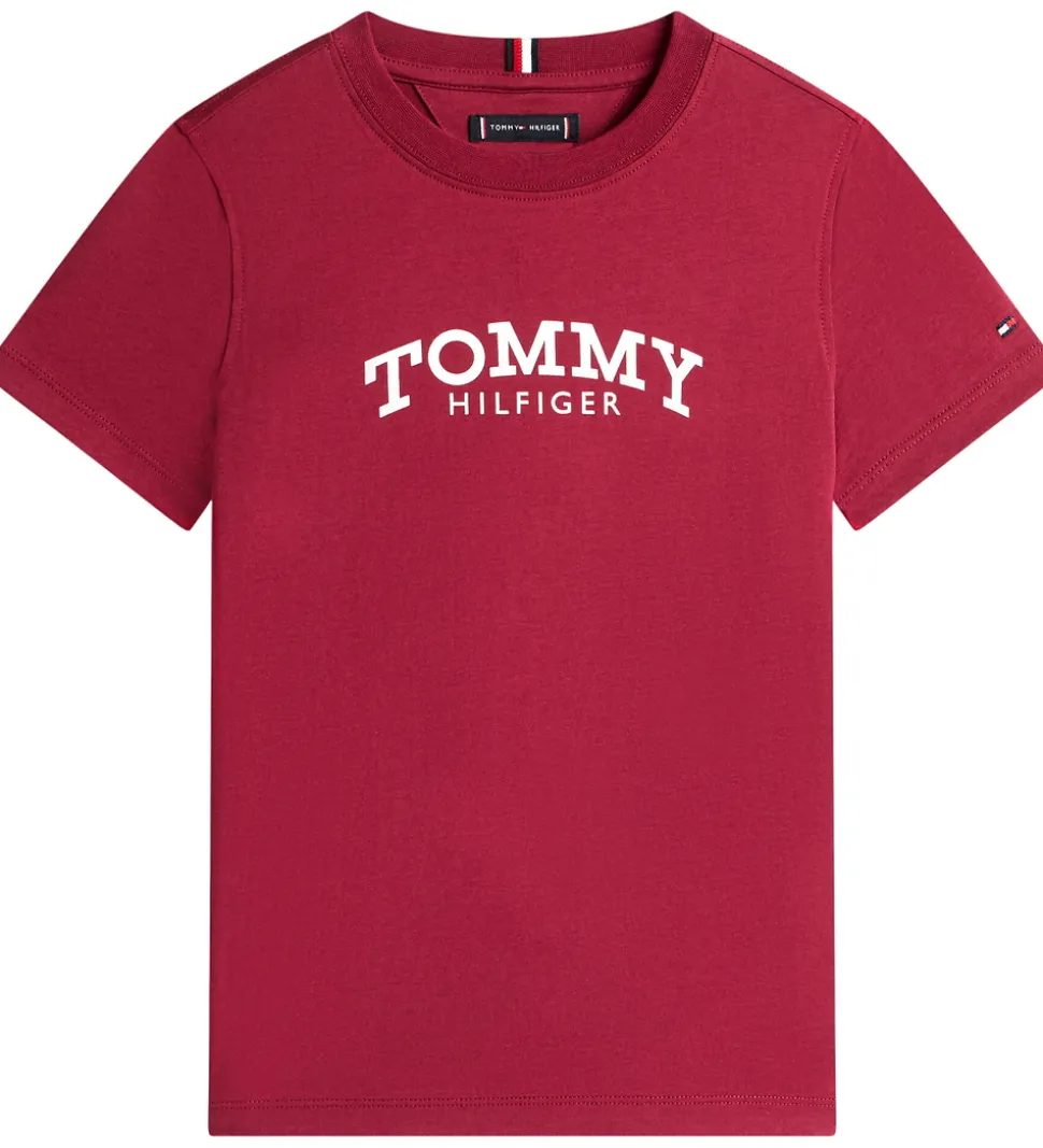 Tommy hilfiger T-shirt - Monotype - Rich Cherrry/Purple