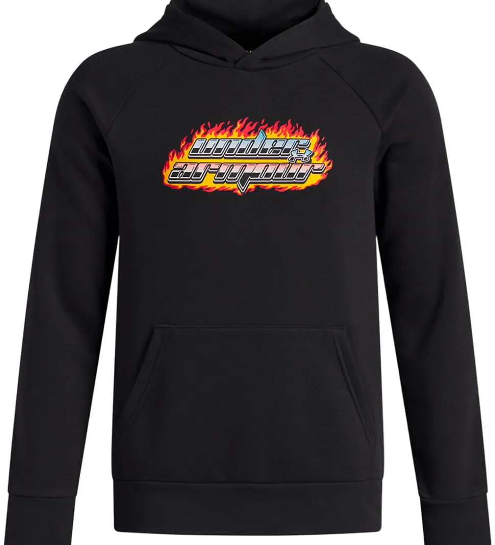 Under Armour Hættetrøje - Rival - Flamin Wordmark