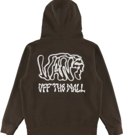 Vans Cardigan - Rippled - Coal Brown m. Print