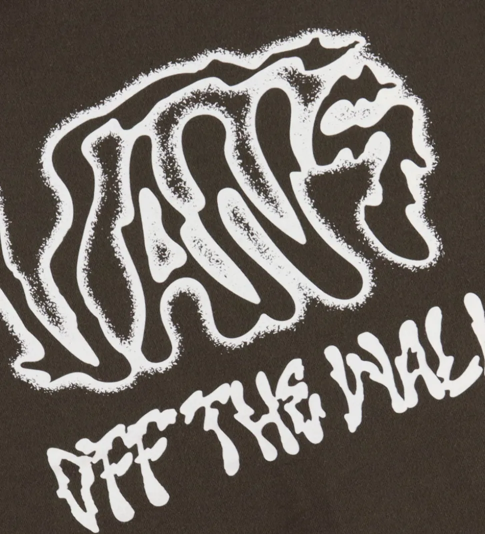 Vans Cardigan - Rippled - Coal Brown m. Print